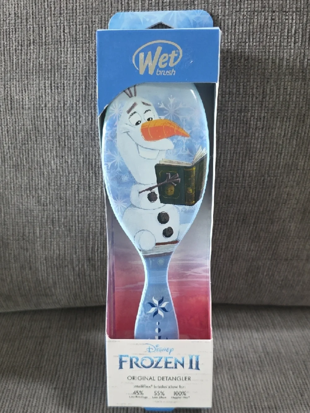 Wet Brush Featuring Disney Frozen II Olaf, Blue, New The Original‎ Detangler.